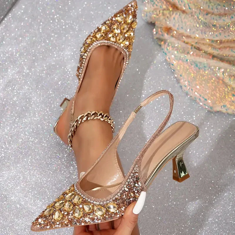Abigail - Scarpe Da Banchetto Con Tacco Alto e Sottile - Image 4