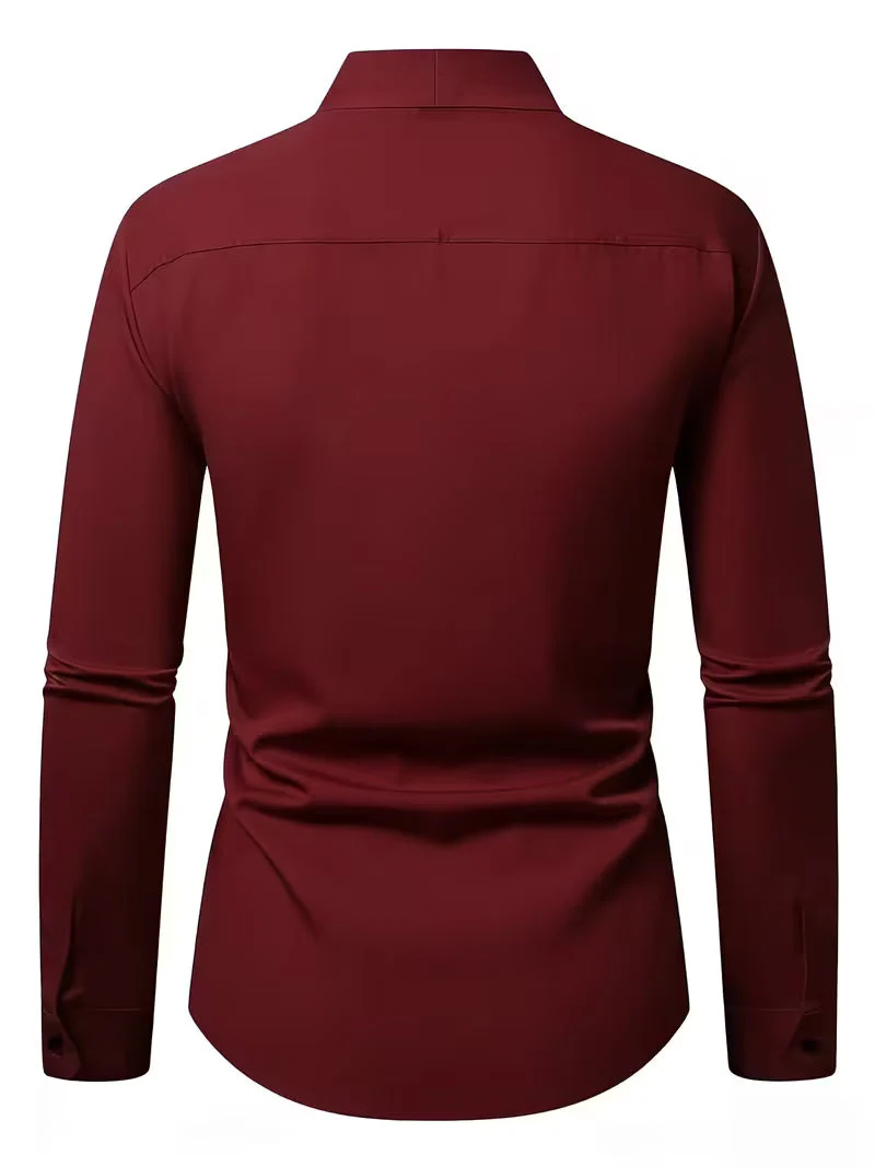 Abnar - Camicia a Maniche Lunghe Con Bottoni - Image 8