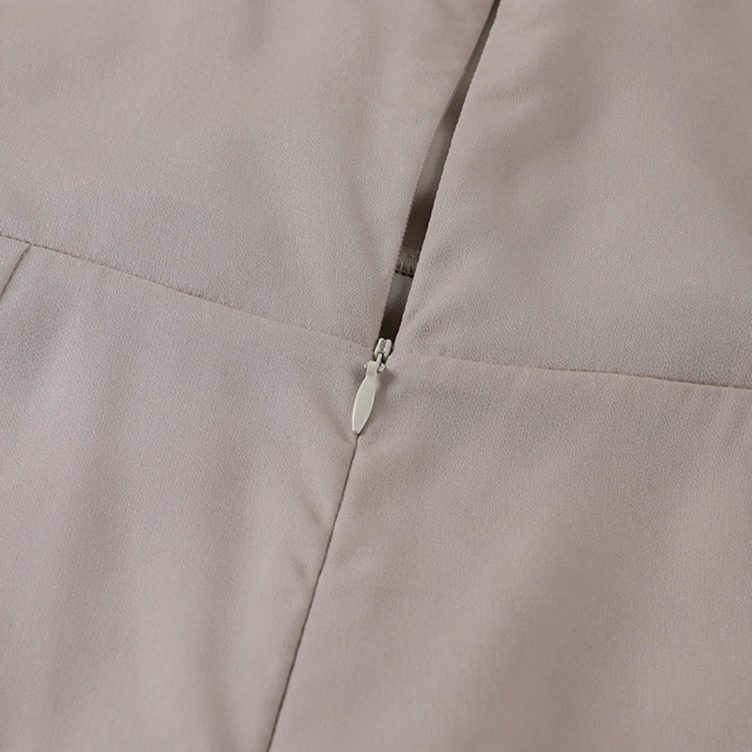 Adelajda - Abito Elegante Senza Spalline - Image 7