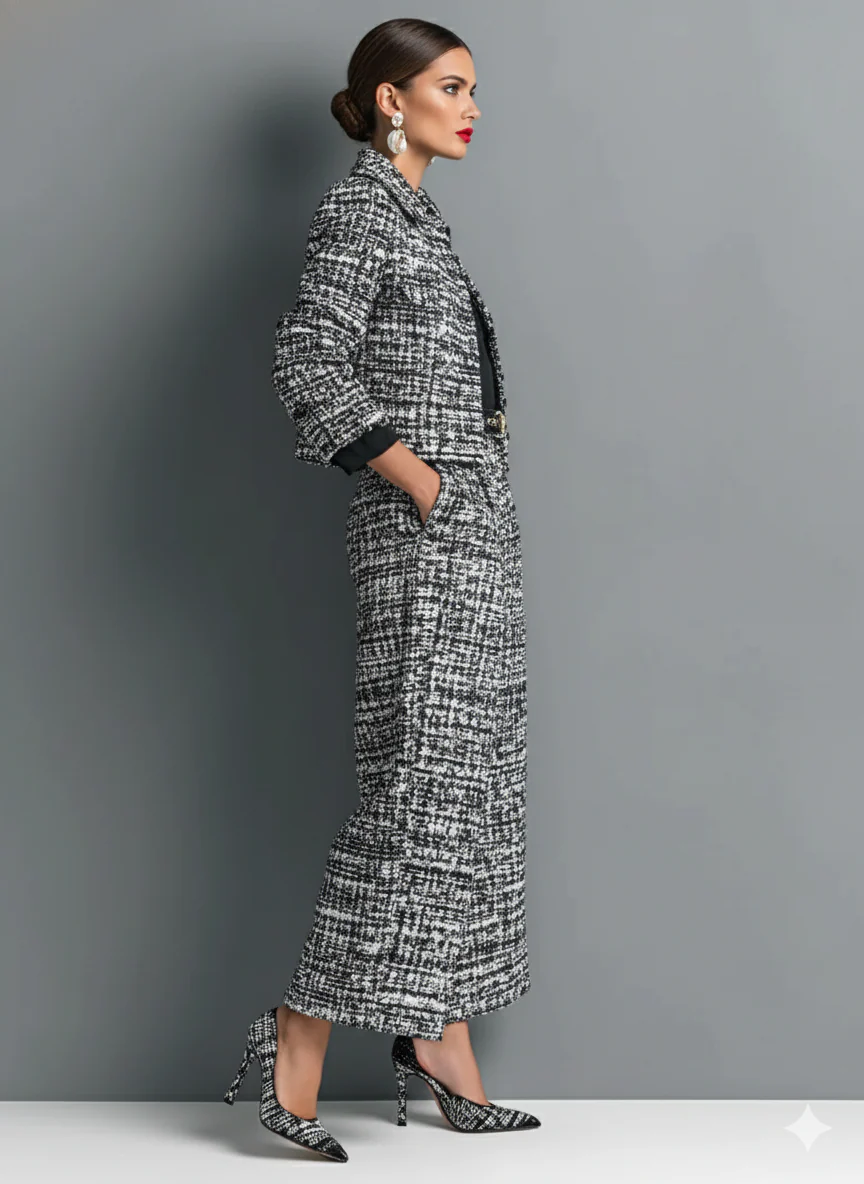 Aderet - Elegante Giacca a Maniche Lunghe e Pantaloni Casual - Image 5