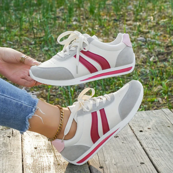 Adina - Comode Scarpe Da Ginnastica Stringate - Image 2