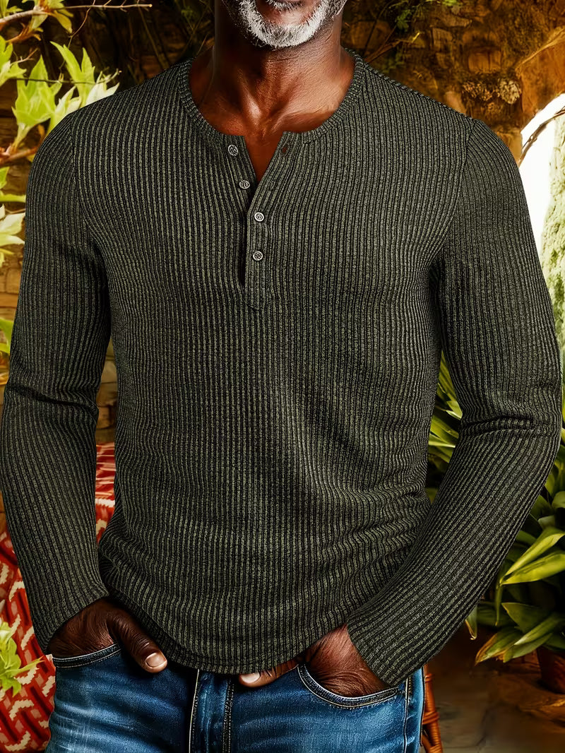 Afonso - Maglia Henley Invernale Resistente - Image 3