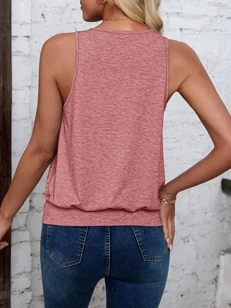Afroditi - Canotta Casuale Con Scollo A V - Image 25