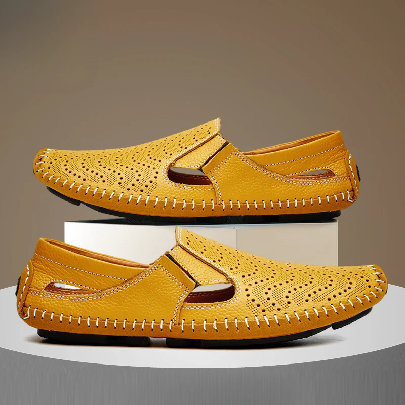 Akiva - Comodi Sandali In Pelle - Image 8