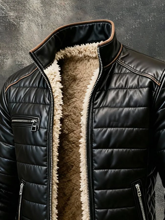 Alec - Giacca In Pelle Vintage - Image 2