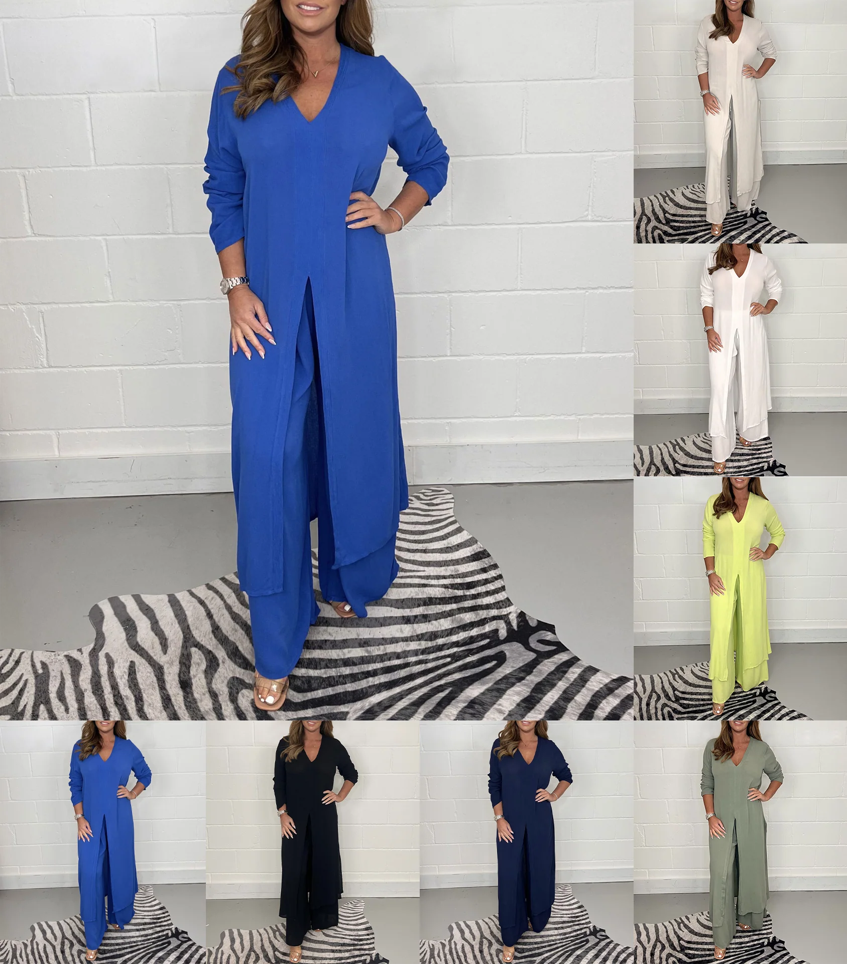 Alejandra - Set Due Pezzi Casual Con Scollo a V - Image 13