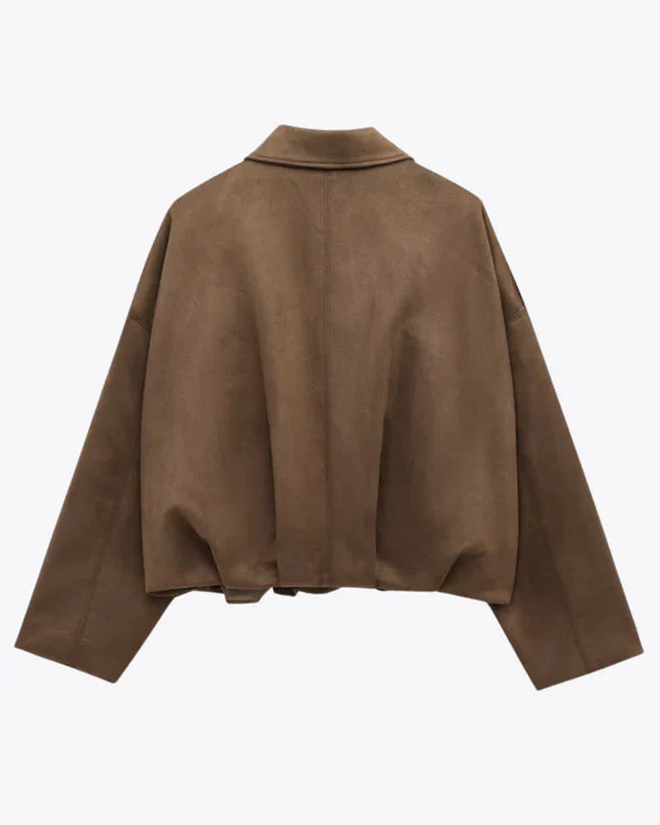 Alena - Giacca Bomber in Pelle Scamosciata - Image 10