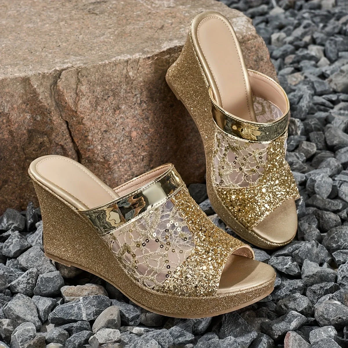 Alexis - Sandali Eleganti Con Tacco Alto E Pizzo - Image 11