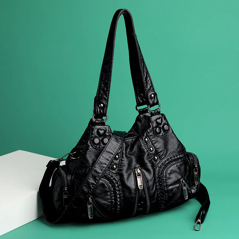 Alician - Borsa Boho con Numerose Tasche con Cerniera - Image 2