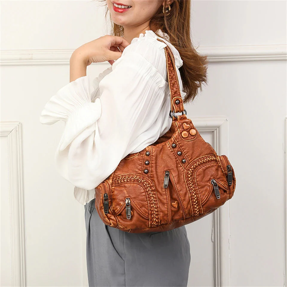 Alician - Borsa Boho con Numerose Tasche con Cerniera - Image 4