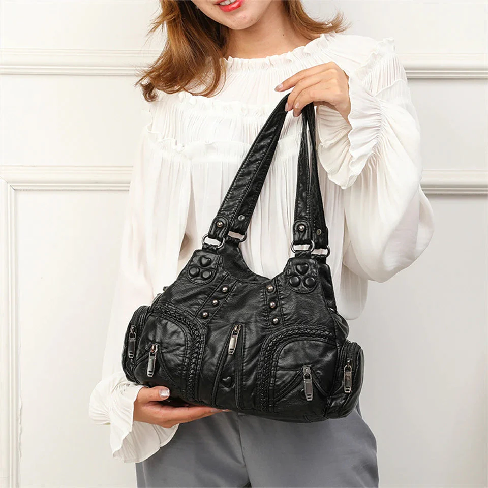 Alician - Borsa Boho con Numerose Tasche con Cerniera - Image 6