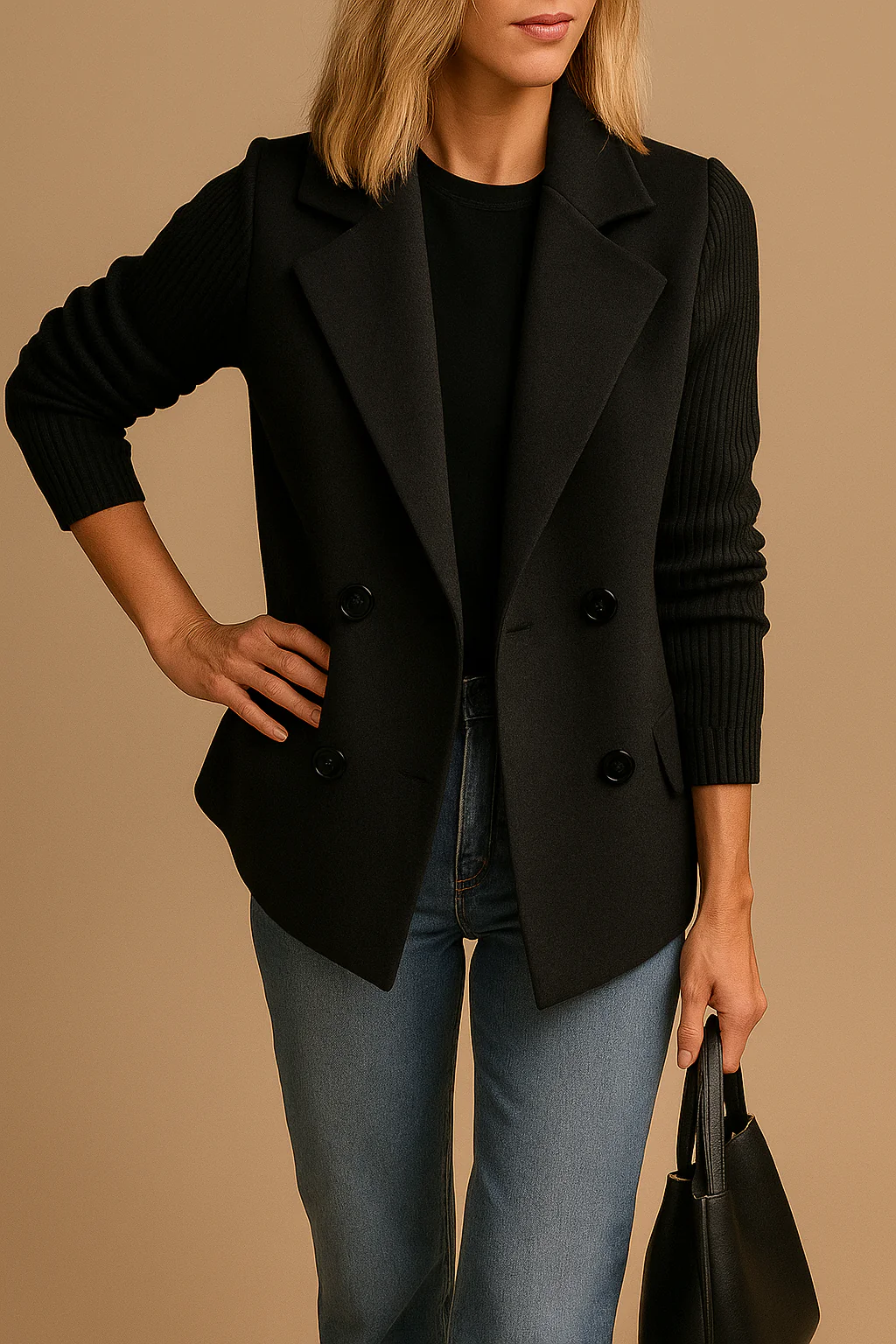 Almante - Giacca Stile Maglione - Image 2