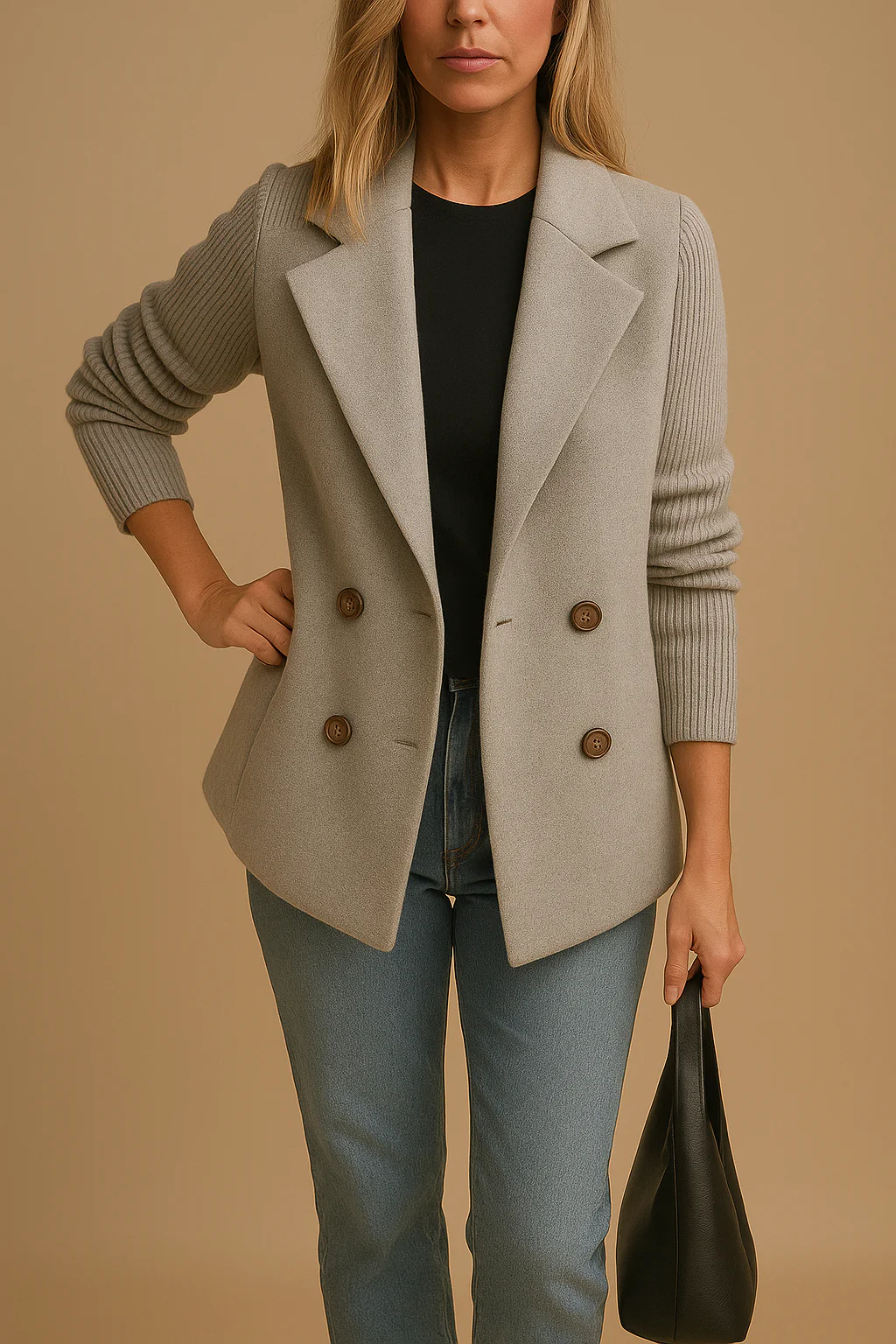 Almante - Giacca Stile Maglione - Image 3