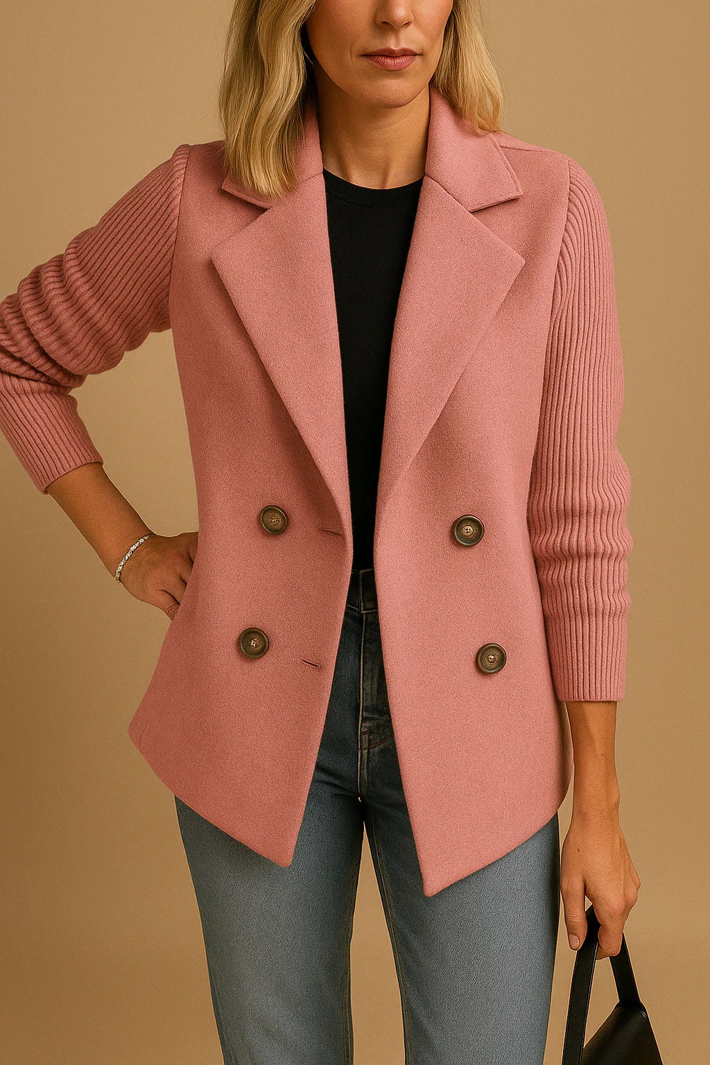 Almante - Giacca Stile Maglione - Image 5