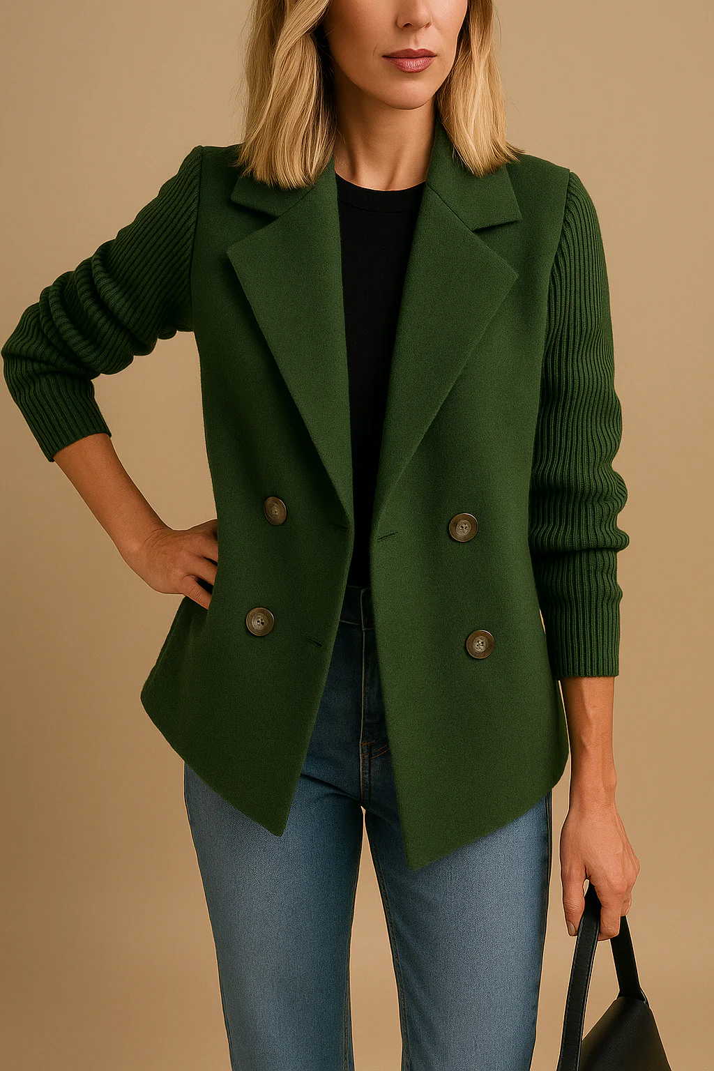 Almante - Giacca Stile Maglione - Image 7