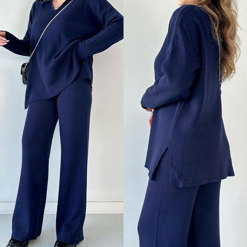 Alyana – Set da salotto a due pezzi in maglia a coste - Image 4