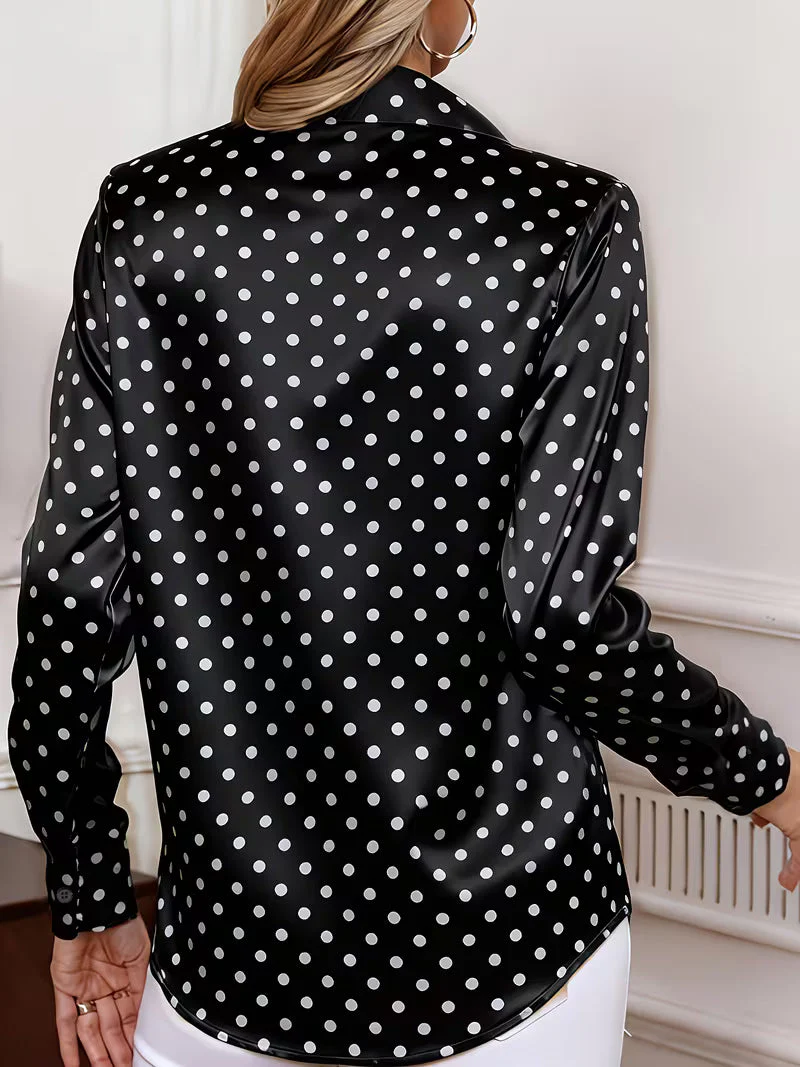 Amalien - Elegante Camicetta a Pois Versatile - Image 5