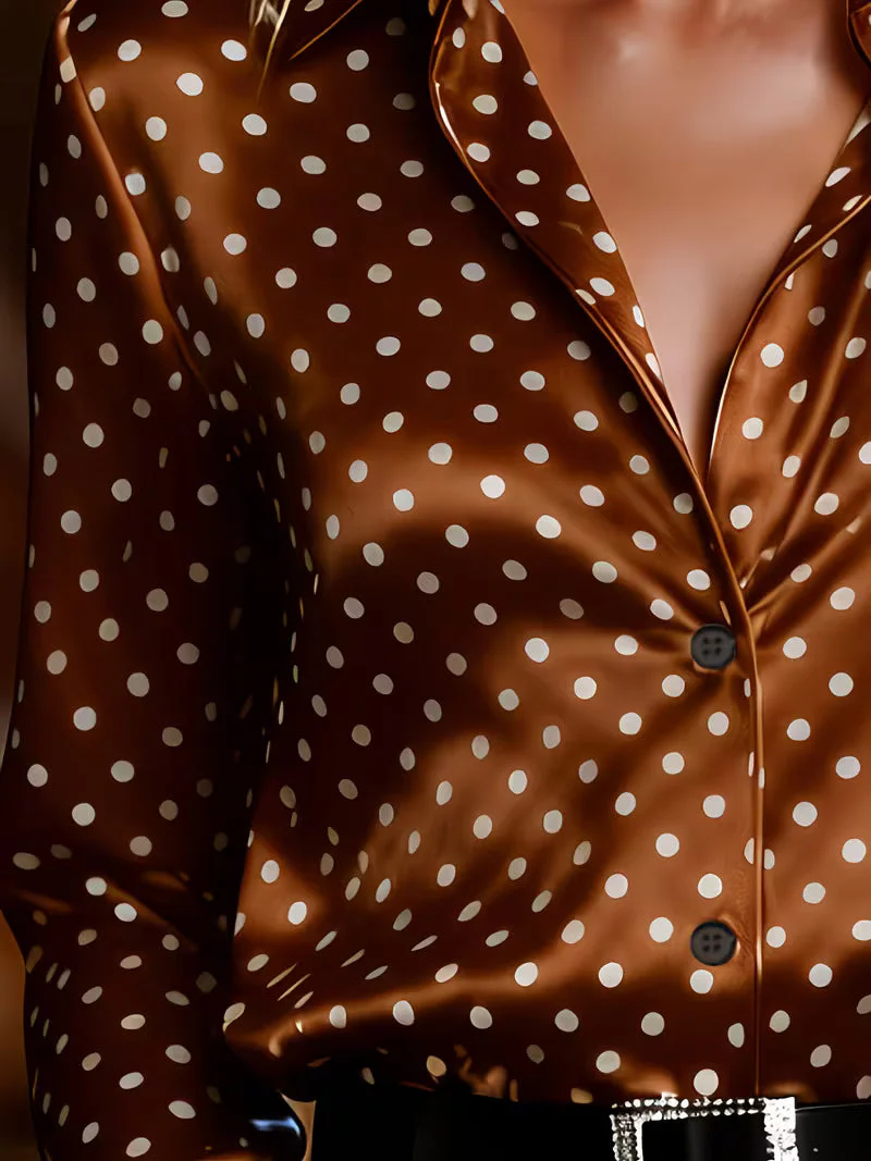 Amalien - Elegante Camicetta a Pois Versatile - Image 6