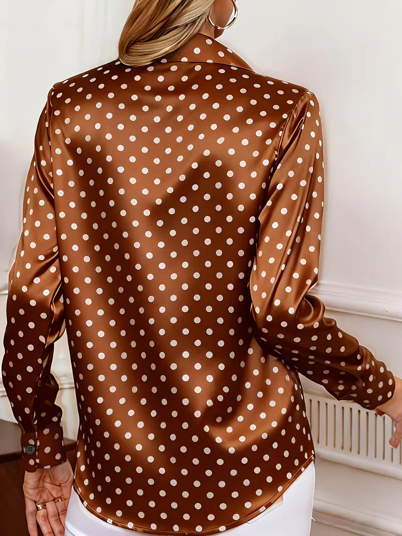 Amalien - Elegante Camicetta a Pois Versatile - Image 8