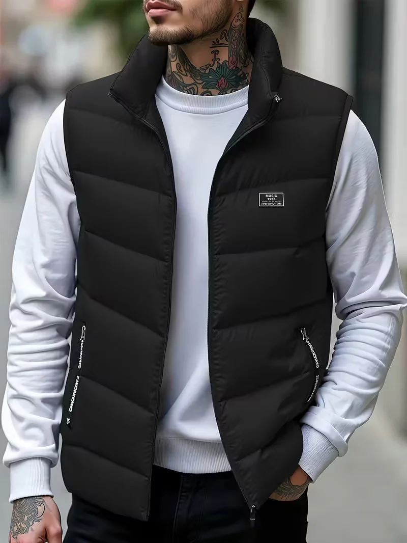 Amaury - Gilet Imbottito Informale Con Zip