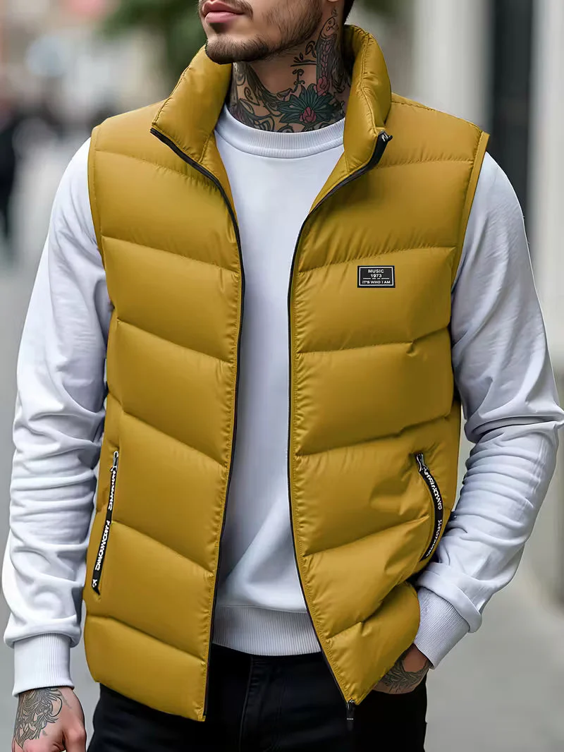 Amaury - Gilet Imbottito Informale Con Zip - Image 3
