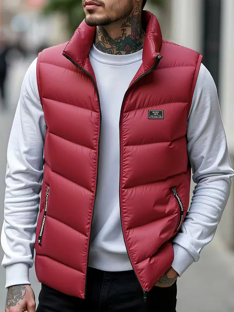 Amaury - Gilet Imbottito Informale Con Zip - Image 4