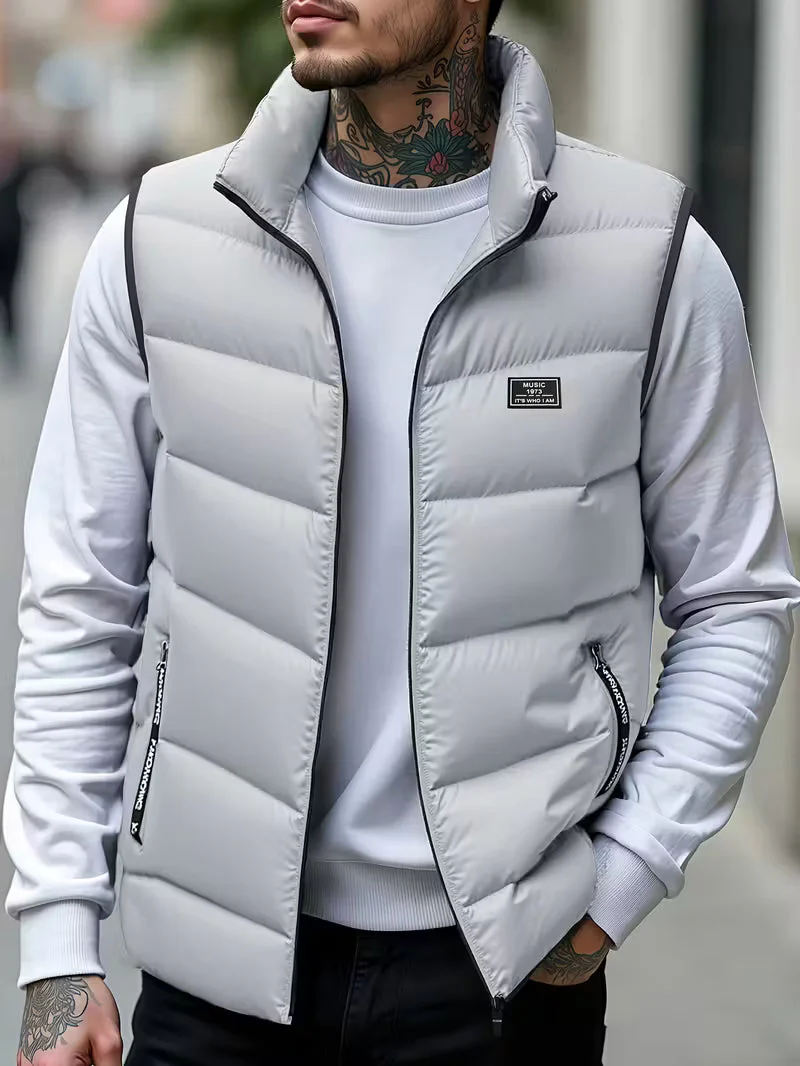 Amaury - Gilet Imbottito Informale Con Zip - Image 5