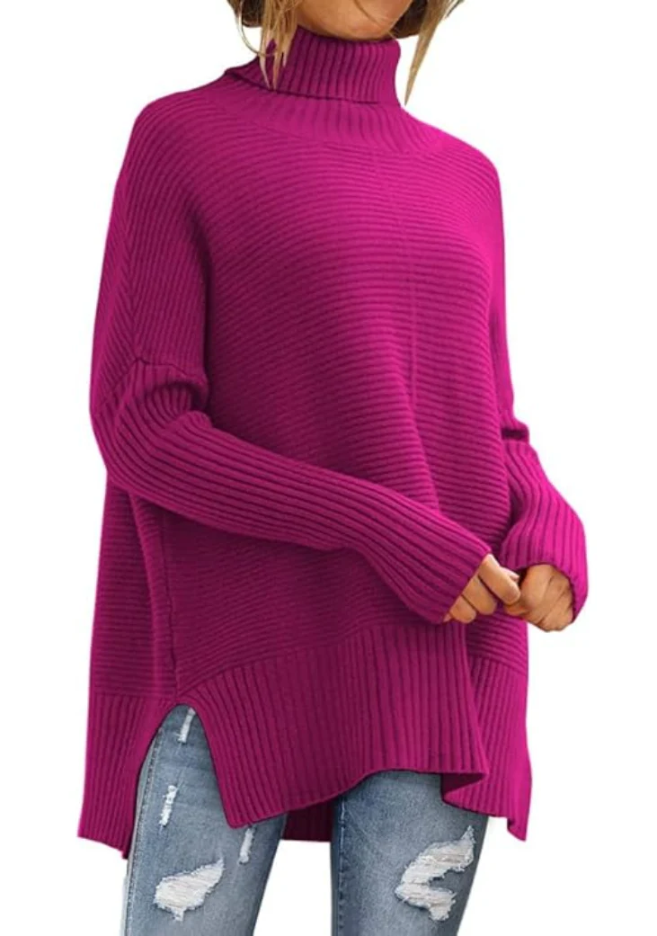 Ambra - Maglione A Collo Alto Lavorato A Maglia - Image 8