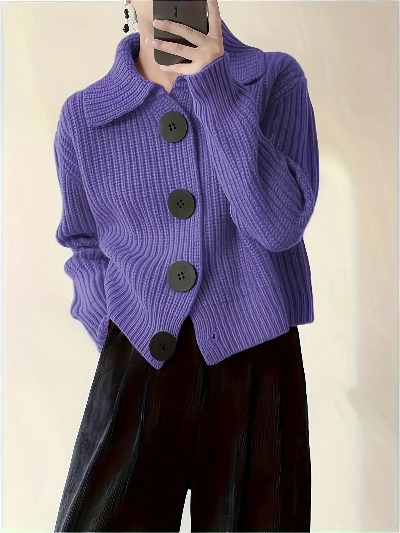 Amy - Maglione Casual a Maniche Lunghe - Image 3