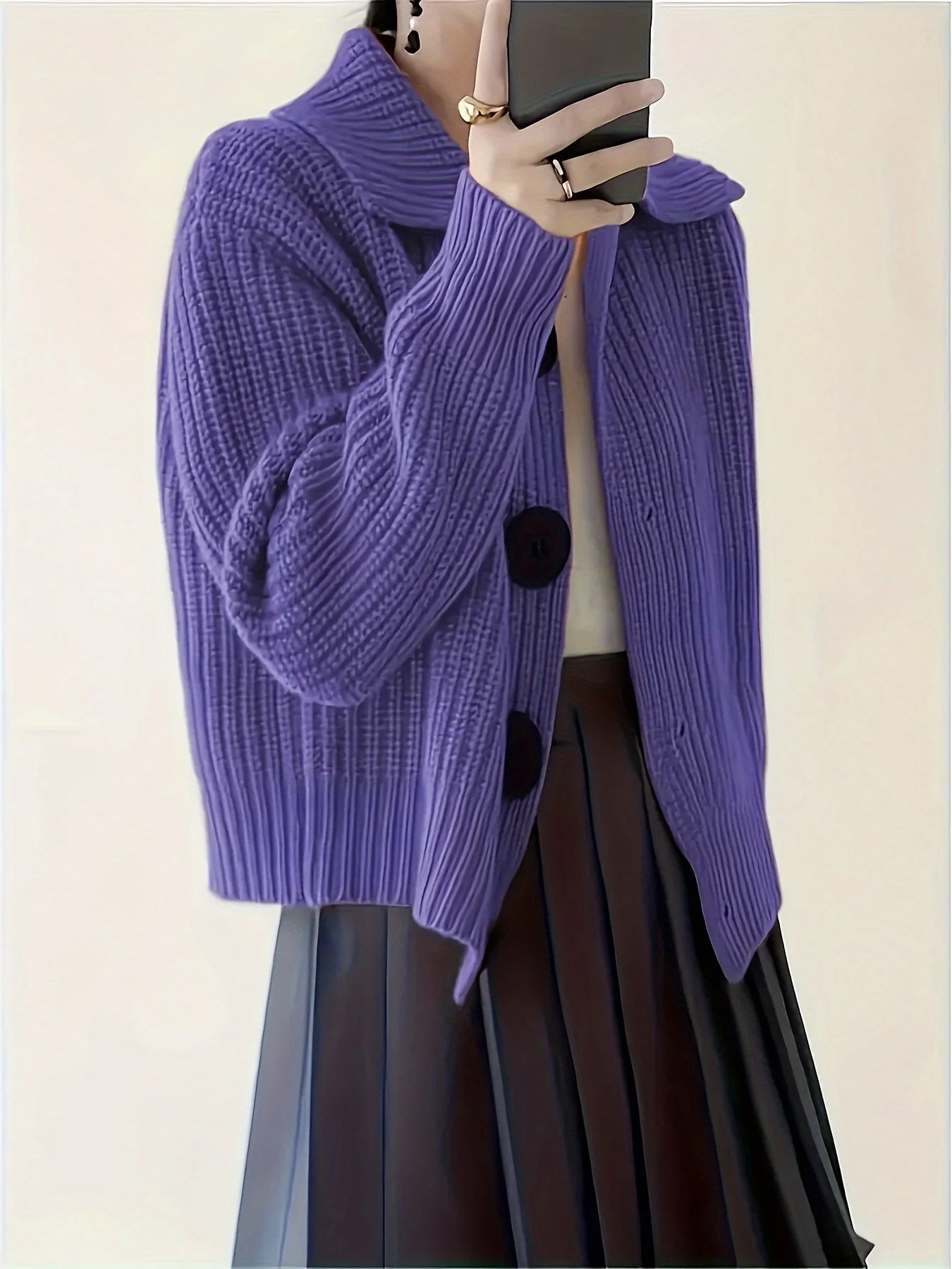 Amy - Maglione Casual a Maniche Lunghe - Image 7