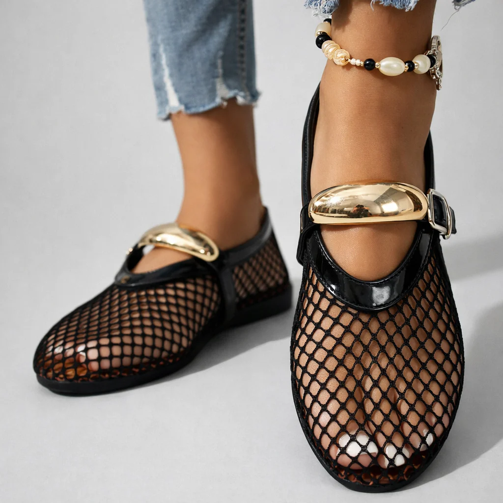 Anahi - Scarpe Mary Jane Traspiranti - Image 4