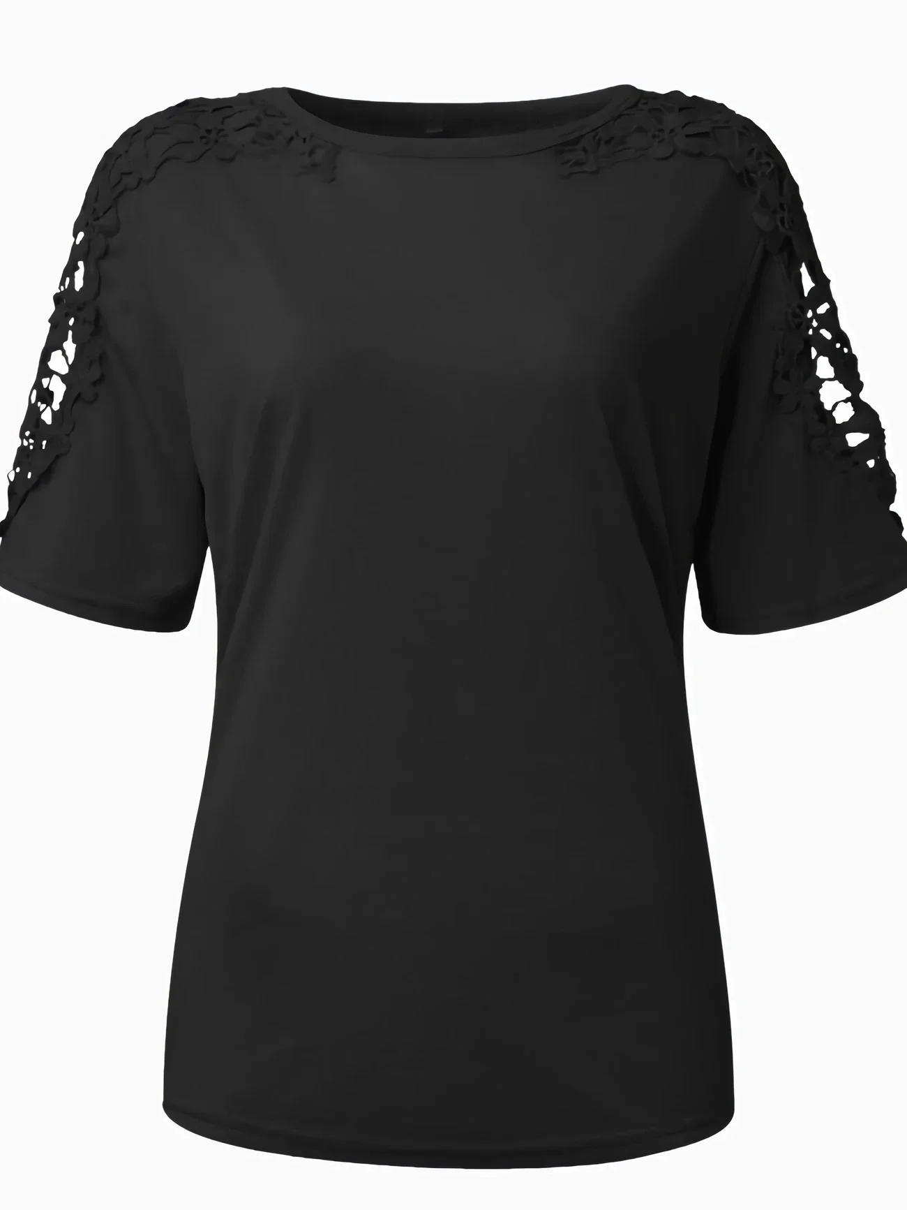 Ancuta - Elegante Maglietta Estiva a Maniche Corte Con Pizzo - Image 10