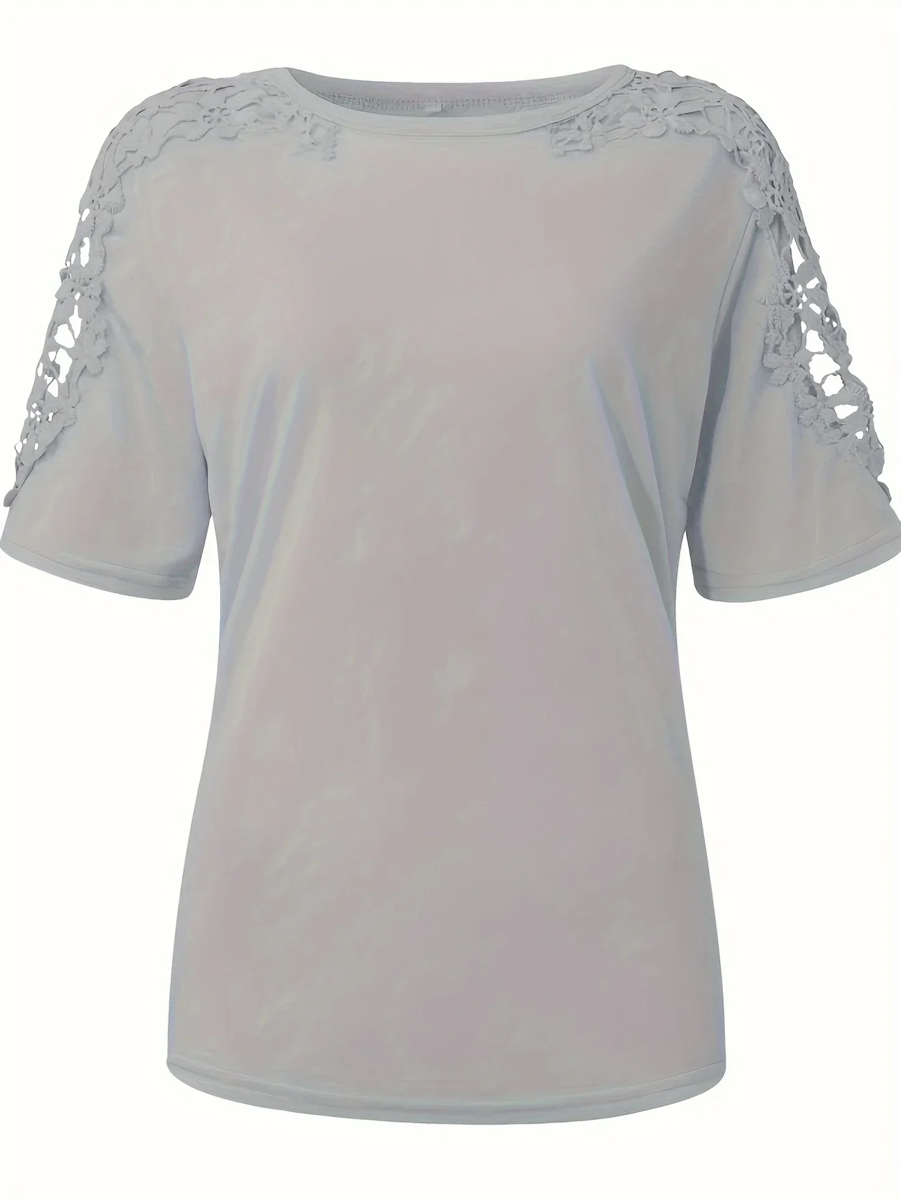 Ancuta - Elegante Maglietta Estiva a Maniche Corte Con Pizzo - Image 12