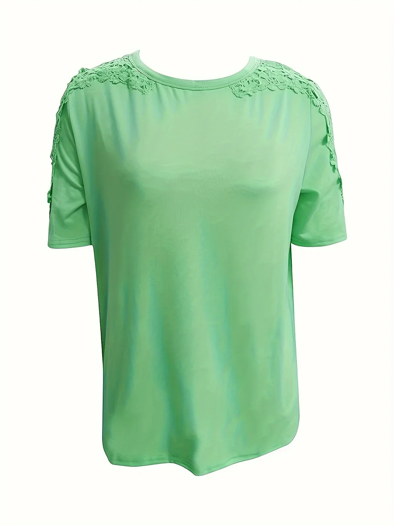 Ancuta - Elegante Maglietta Estiva a Maniche Corte Con Pizzo - Image 18