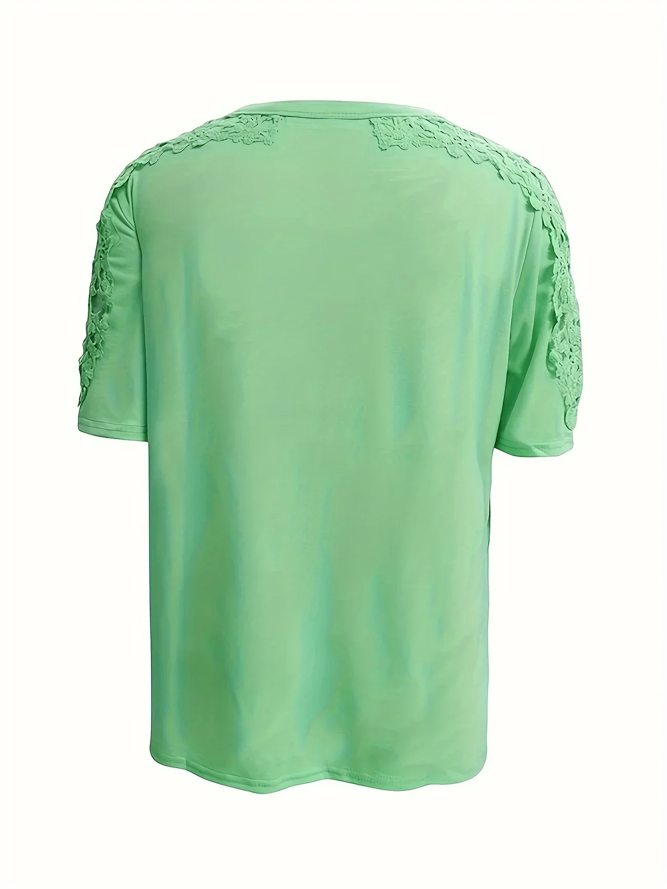 Ancuta - Elegante Maglietta Estiva a Maniche Corte Con Pizzo - Image 19