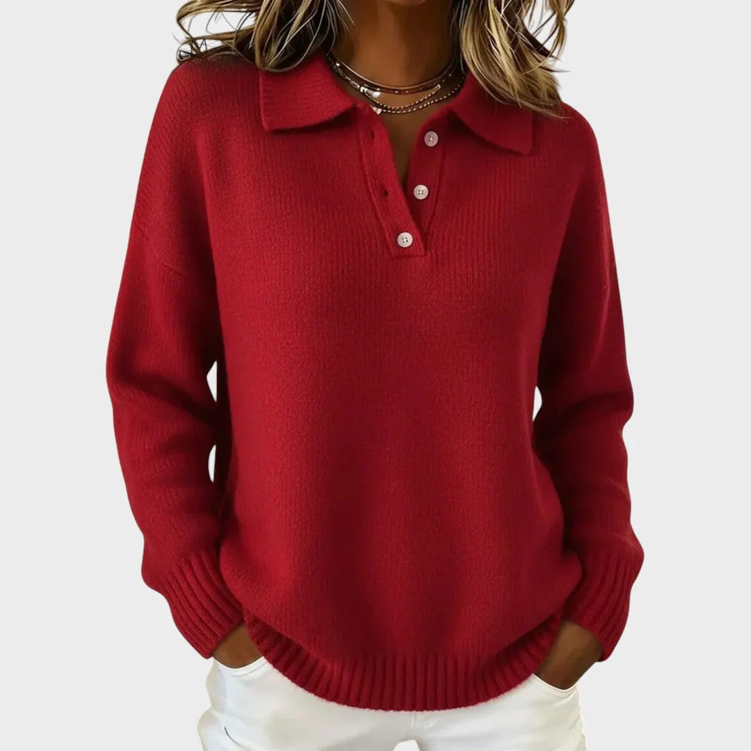 Aneeka - Elegante Maglione Lavorato a Maglia Con Maniche Lunghe - Image 3