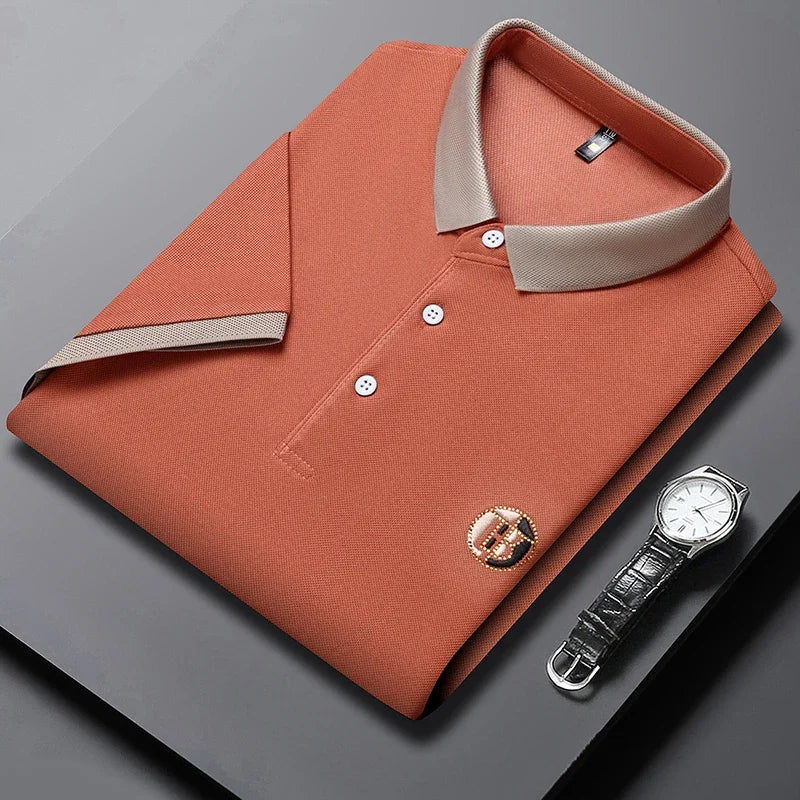 Angan - Elegante Polo Bicolore - Image 3