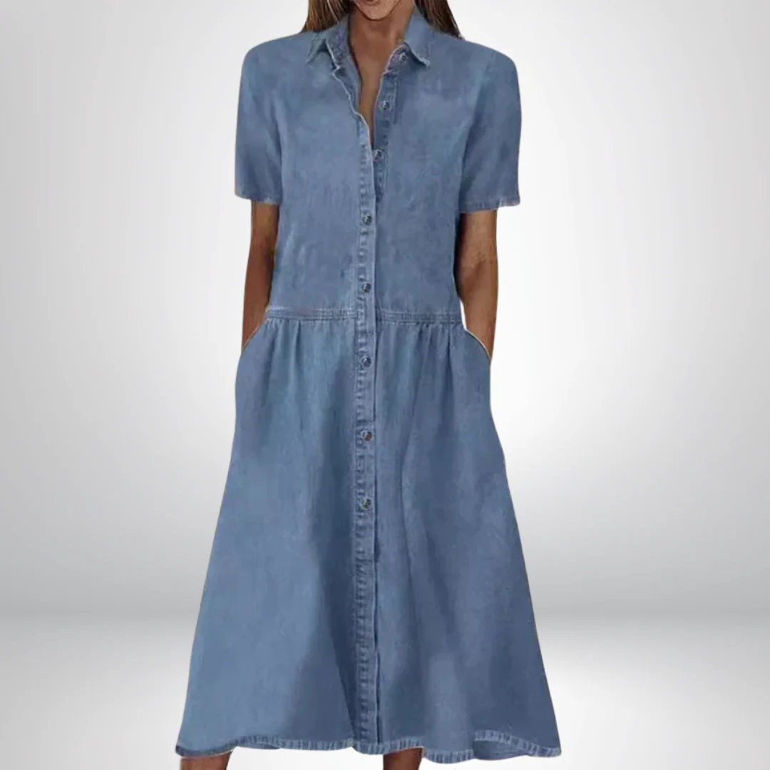 Aniela - Abito Elegante in Denim