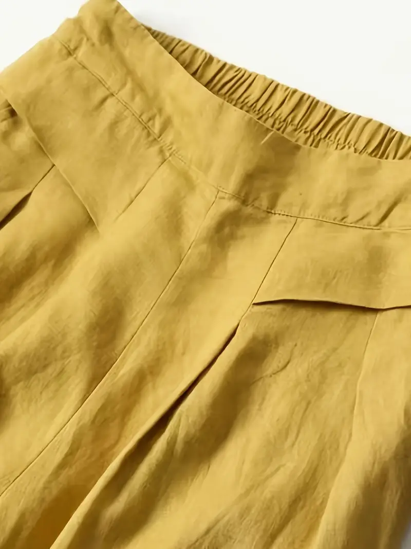 Anina - Pantaloni Larghi In Lino - Image 10