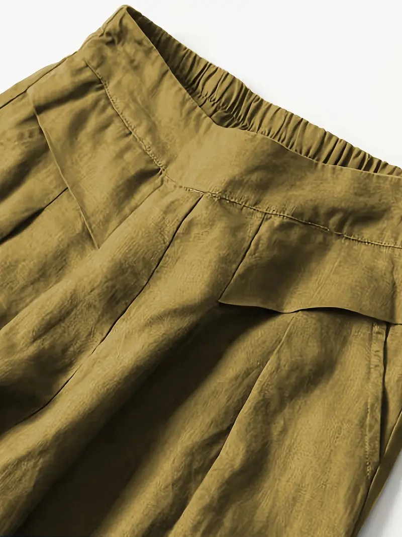 Anina - Pantaloni Larghi In Lino - Image 13