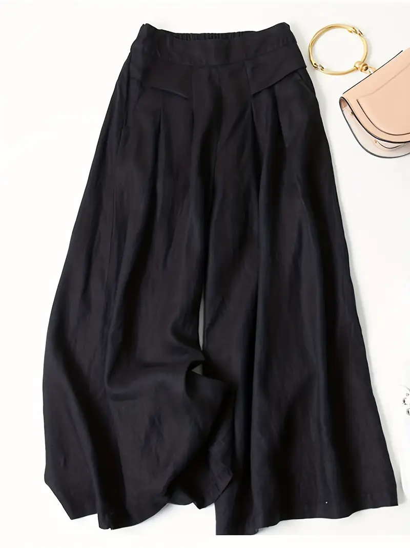 Anina - Pantaloni Larghi In Lino - Image 8