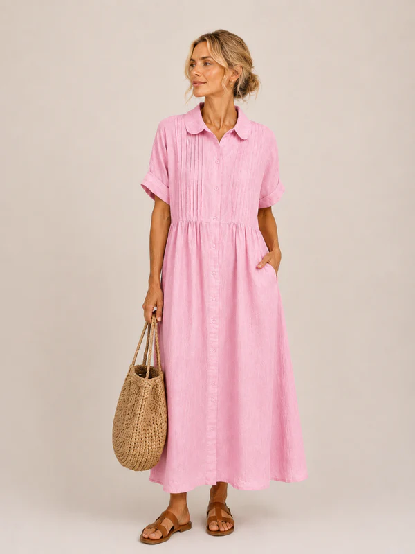 Anjali - Abito Midi Stile Camicia Estiva - Image 7