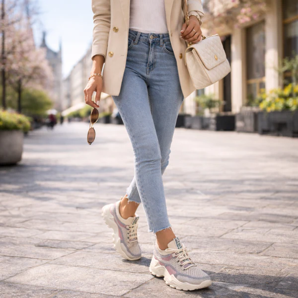 Annelien - Comode Sneakers Lavorate a Maglia - Image 5
