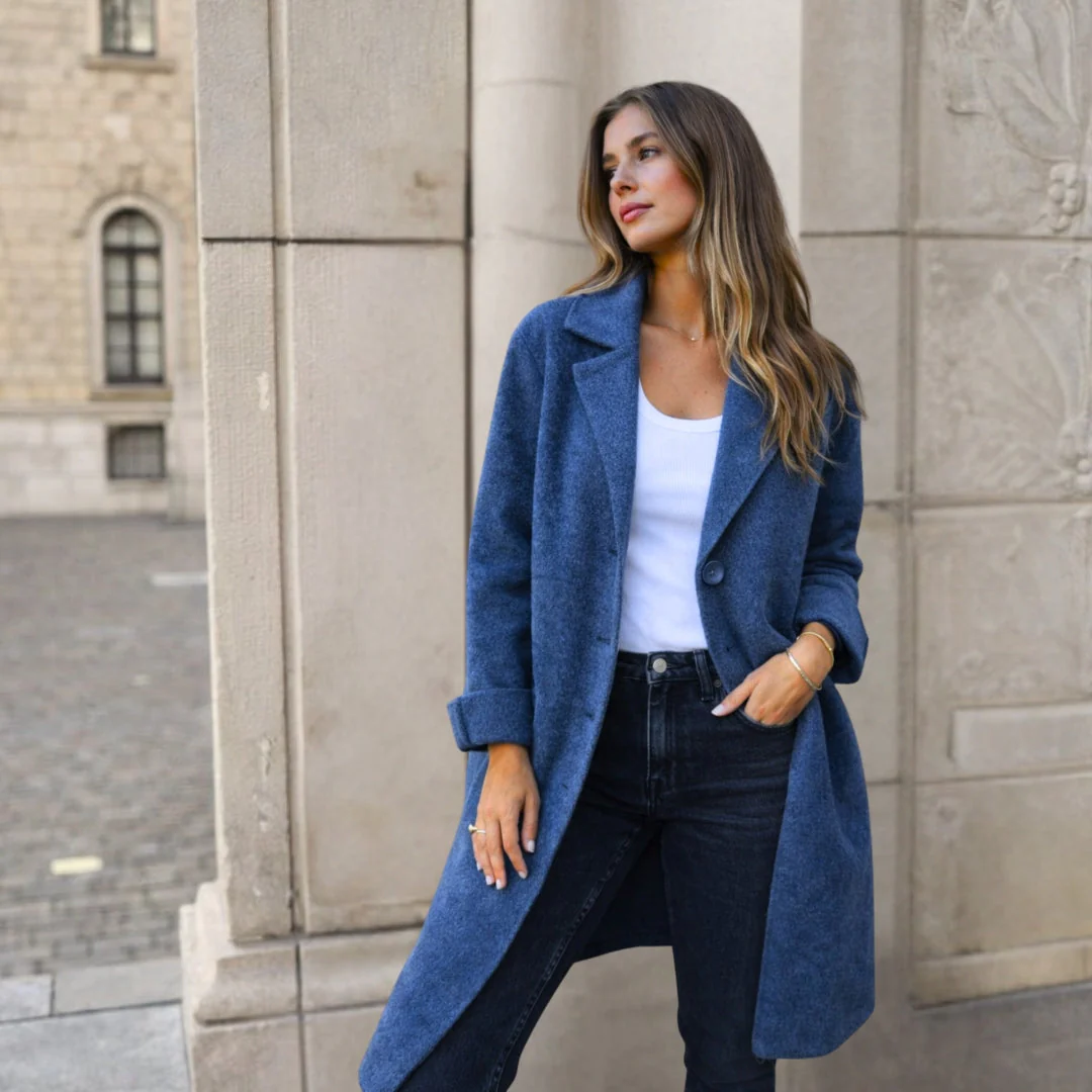 Annita - Elegante Cappotto Con Bottoni - Image 6