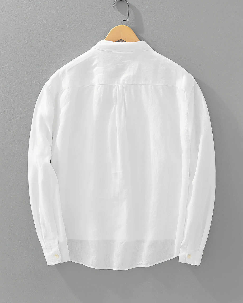 Antuan - Comoda Camicia a Maniche Lunghe Con Tasca Frontale - Image 3