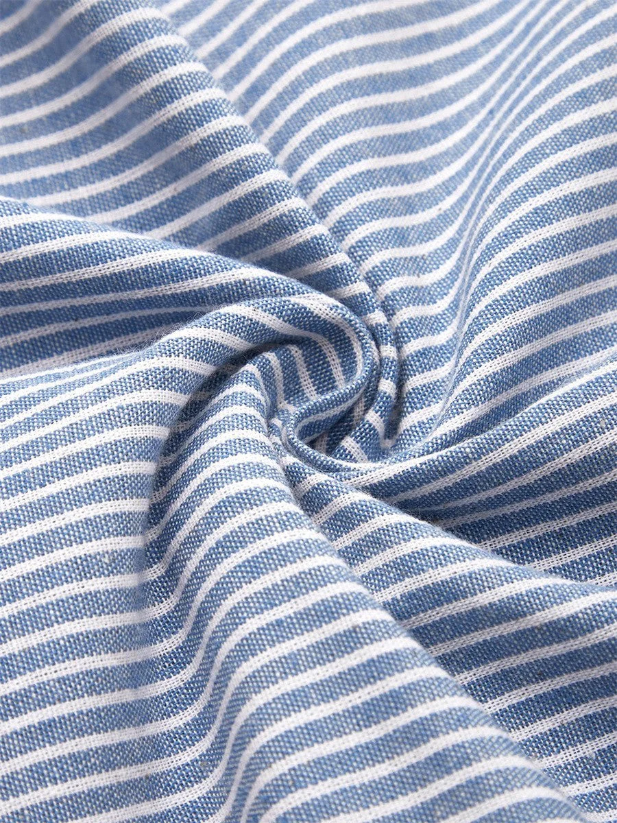 Archita - Elegante Abito Midi a Righe - Image 2