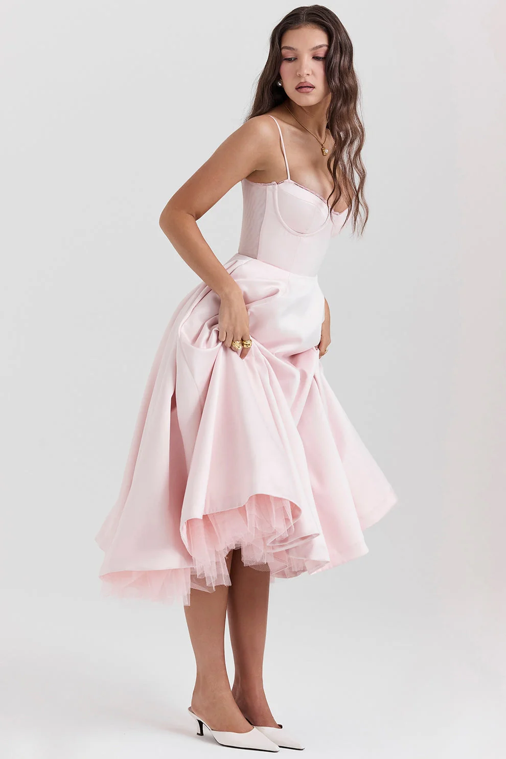Arestina - Abito Midi In Tulle Alla Moda - Image 15