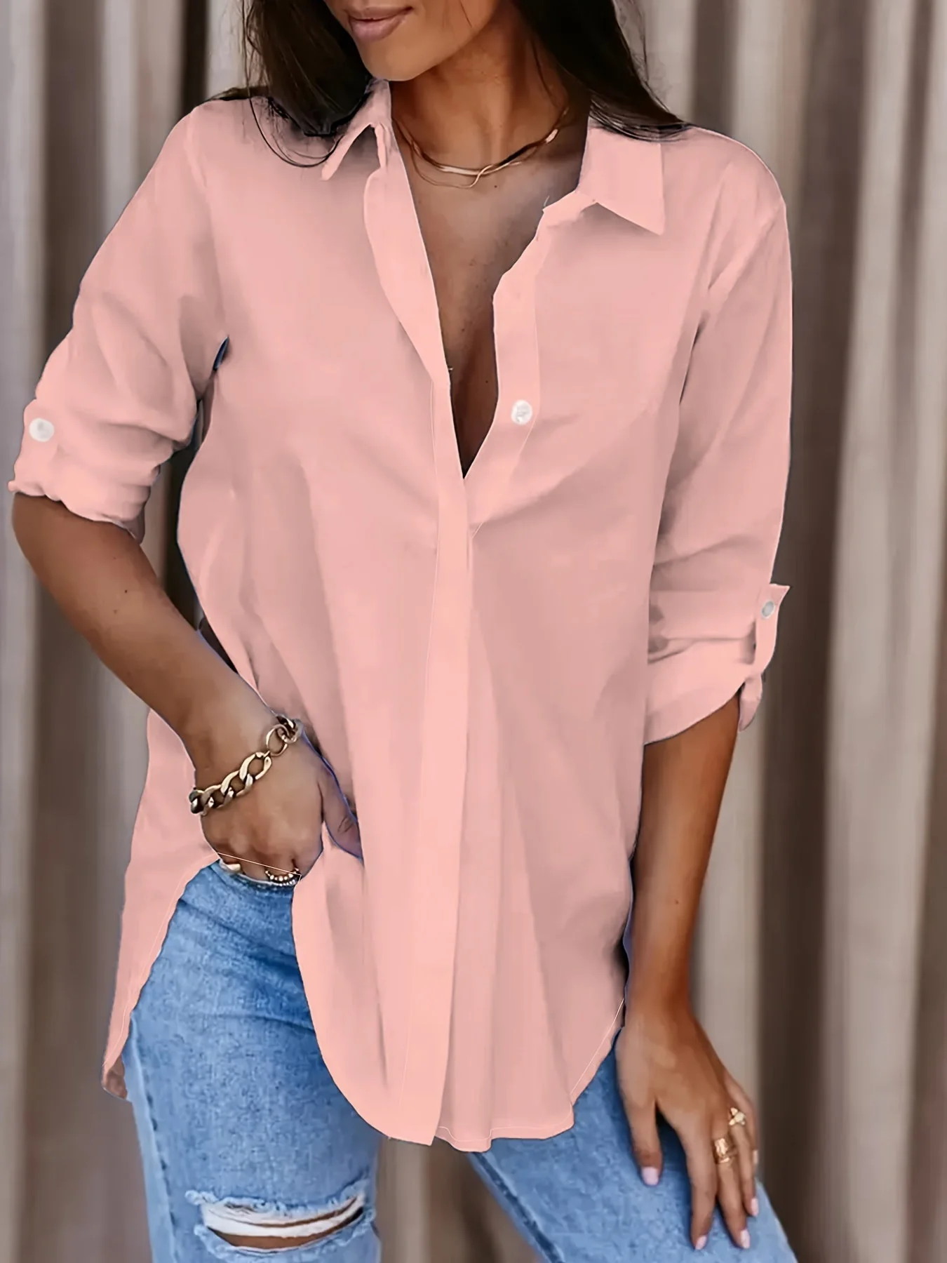 Arissa - Camicia Casual Abbottonata - Image 7