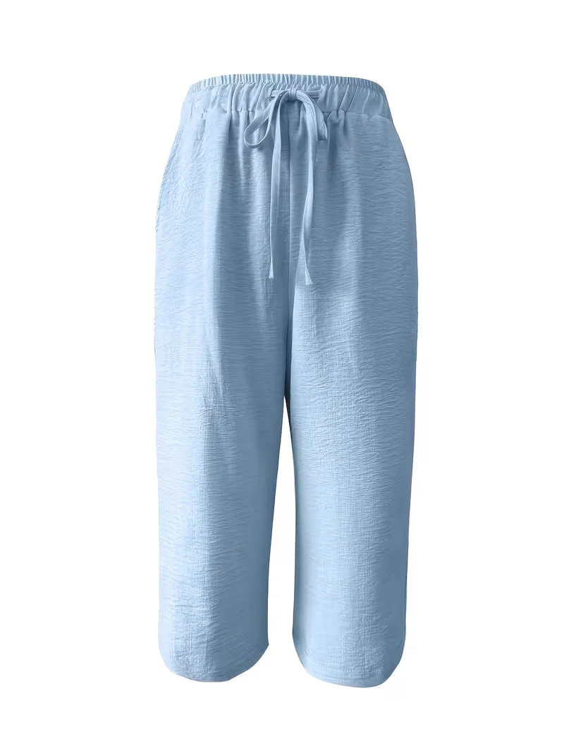 Arnisa - Comodi Pantaloni Estivi Con Tasche Laterali in Pizzo - Image 6