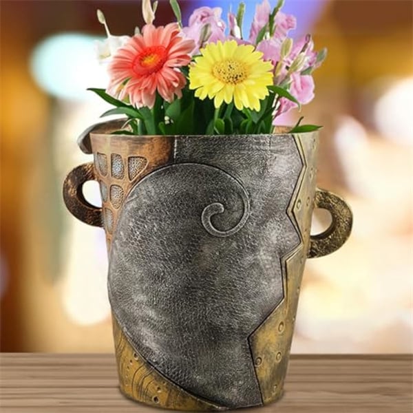 ArteVase - Vaso Da Fiori a Forma Di Viso, Fatto a Mano, Di Bellezza Astratta - Image 4